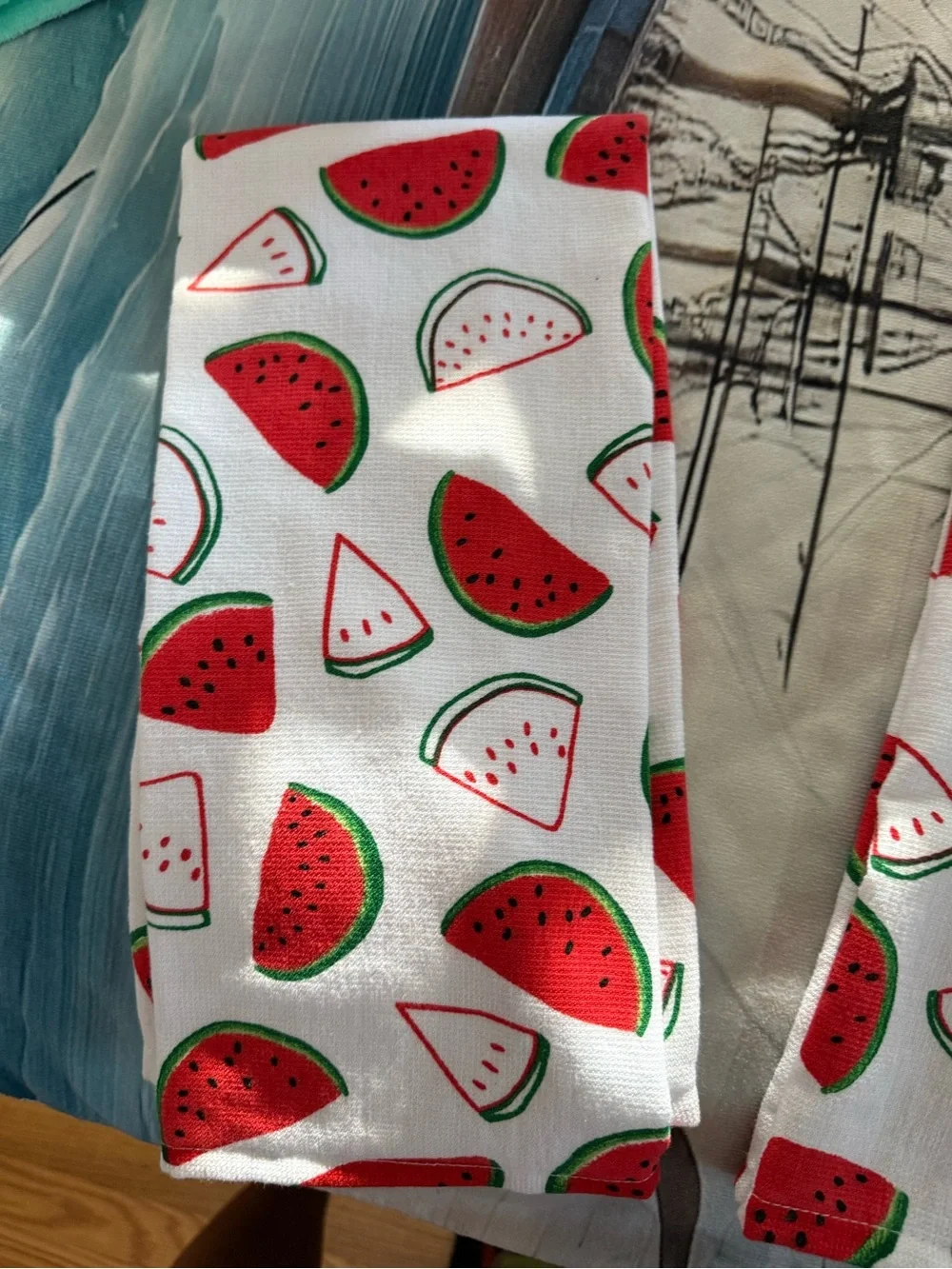 New Set of 4 Summer Hand Towels